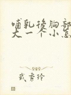 哺乳后胸部一个大一个小怎么办啊