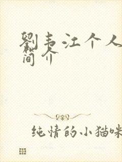 刘韦江个人资料简介