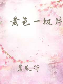 黄色一级片特黄
