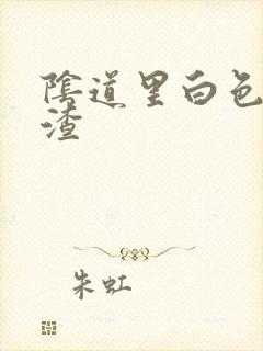 阴道里白色豆腐渣