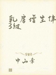 乳房增生伴结节3级