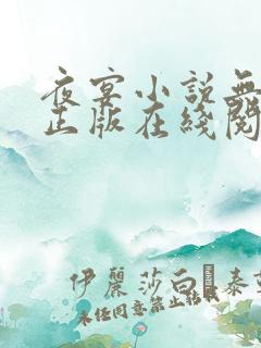 夜宴小说无删减正版在线阅读