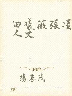 田曦薇张凌赫同人文