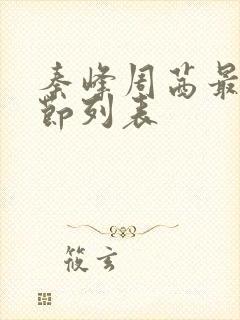 秦峰周茜最新章节列表