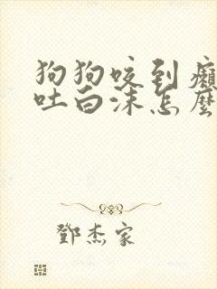 狗狗咬到癞蛤蟆吐白沫怎么办