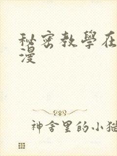 秘密教学在线韩漫