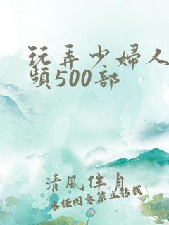 玩弄少妇人妻视频500部