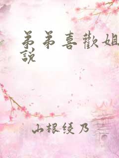 弟弟喜欢姐姐小说