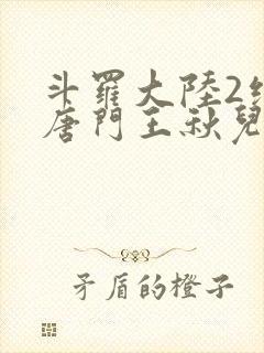 斗罗大陆2绝世唐门王秋儿