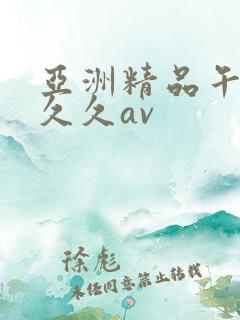 亚洲精品午夜久久久av