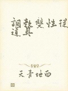 调教双性从小用道具