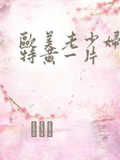 欧美老少妇一级特黄一片