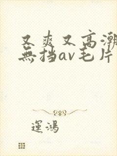 又爽又高潮无遮无挡av毛片