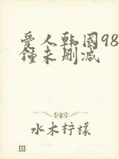 爱人韩国98分钟未删减
