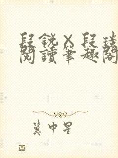 段锐×段琰免费阅读笔趣阁全文