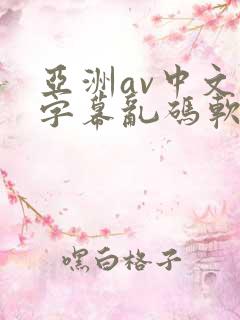亚洲av中文字字幕乱码软件