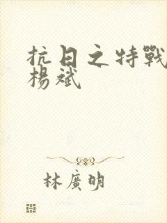 抗日之特战兵王杨斌