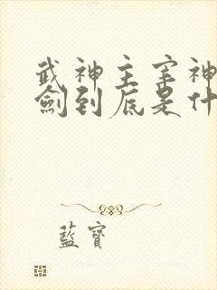 武神主宰神秘锈剑到底是什么