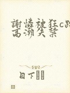 谢怜被狂c躁到高潮失禁