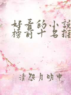 好看的小说排行榜前十名推荐