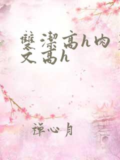 双洁高h肉多荤文高h