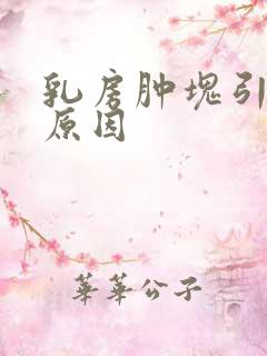 乳房肿块引起的原因