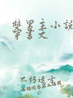 双男主小说推荐穿书文