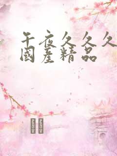 午夜久久久精品国产精品