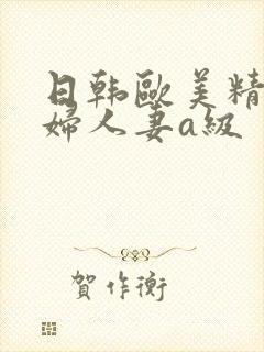 日韩欧美精品少妇人妻a级