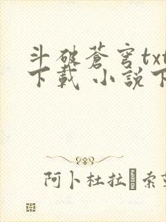 斗破苍穹txt下载 小说下载