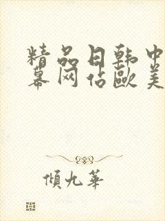 精品日韩中文字幕网站欧美