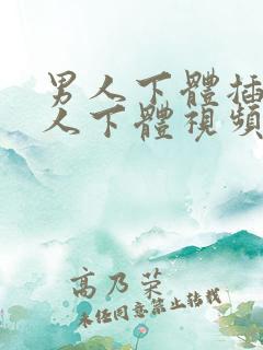 男人下体插入女人下体视频