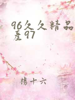 96久久精品国产97