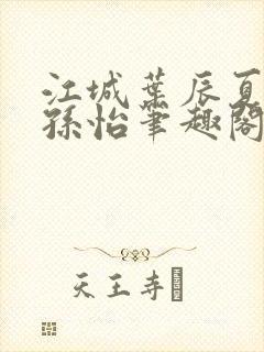 江城叶辰夏若雪孙怡笔趣阁