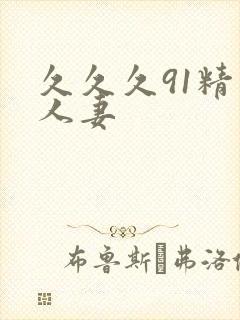 久久久91精品人妻