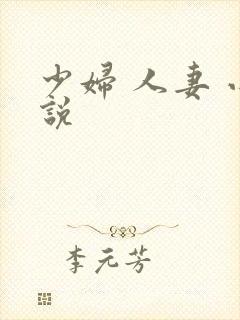 少妇 人妻 小说