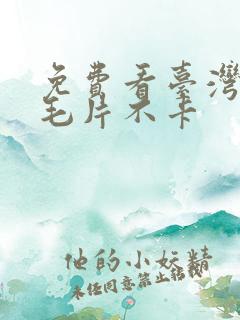 免费看台湾av毛片不卡