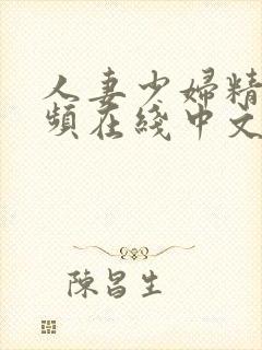 人妻少妇精品视频在线中文字幕