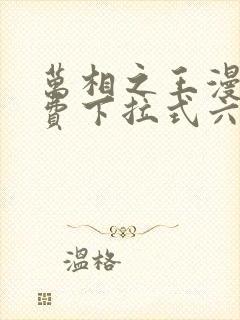 万相之王漫画免费下拉式六漫画