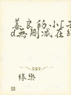 善良的小[子hd无删减在线1080