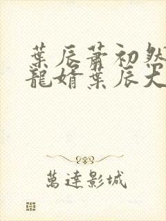 叶辰萧初然上门龙婿叶辰大结局