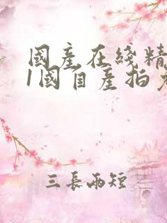 国产在线精品91国自产拍免费