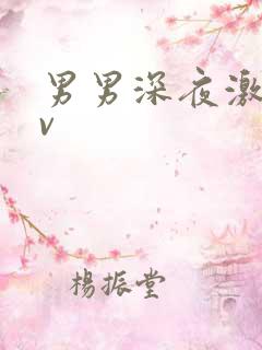 男男深夜激情gv