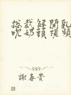 总裁解开乳罩揉吮奶头视频