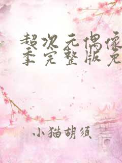 超次元偶像第一季完整版免费观看