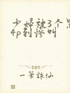 少妇被3个黑人4p到惨叫