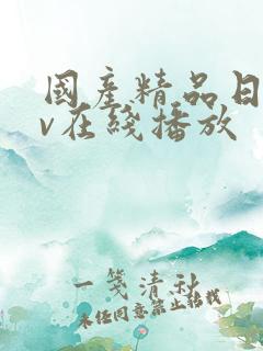 国产精品日韩av在线播放