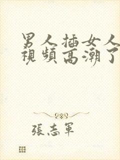 男人插女人下面视频高潮了