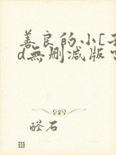 善良的小[子hd无删减版电