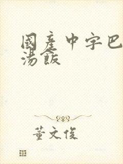 国产中字巴巴鱼汤饭